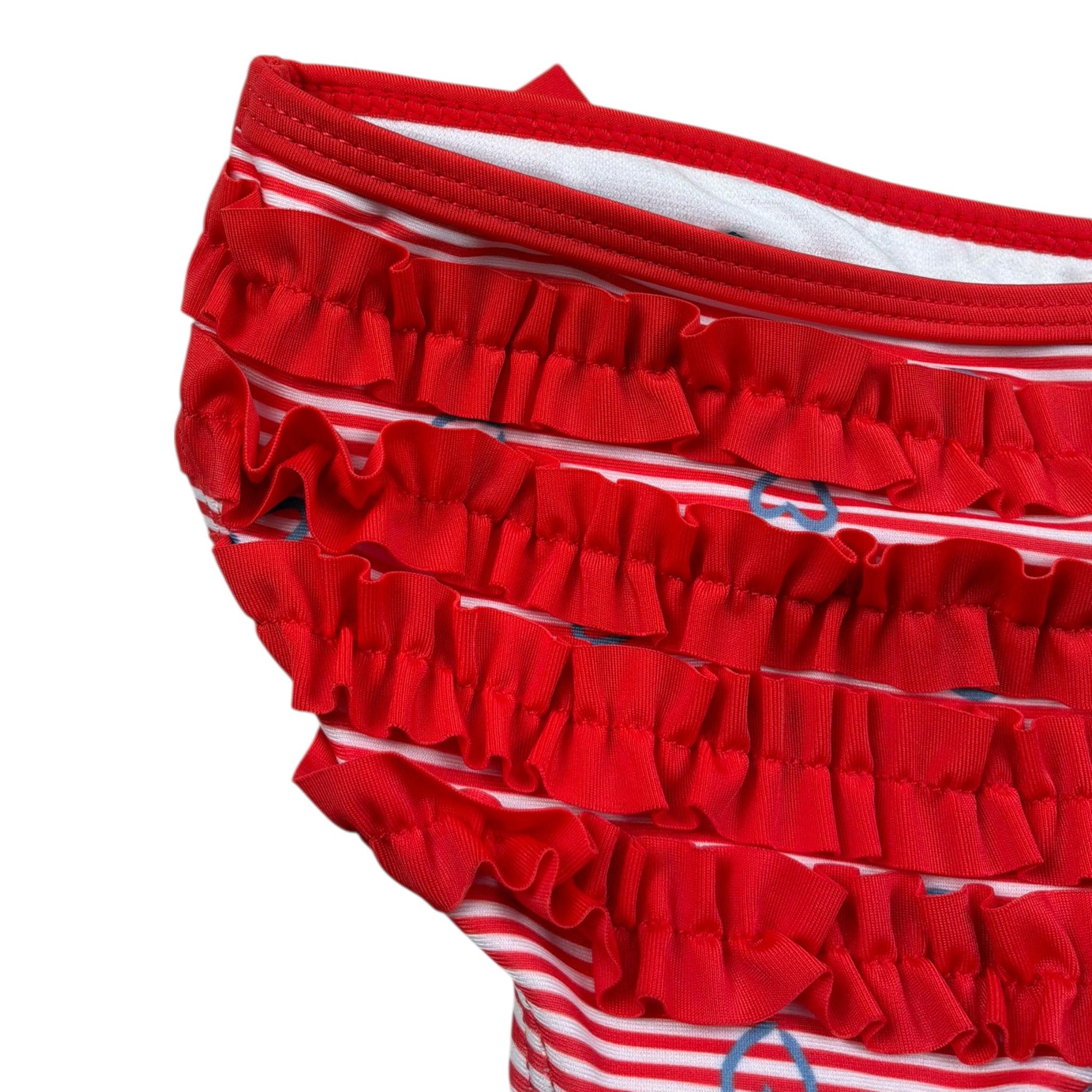 Sarabanda Costume Mutandina Fantasia A Righe per Neonata 04828 ROSSO SARABANDA 