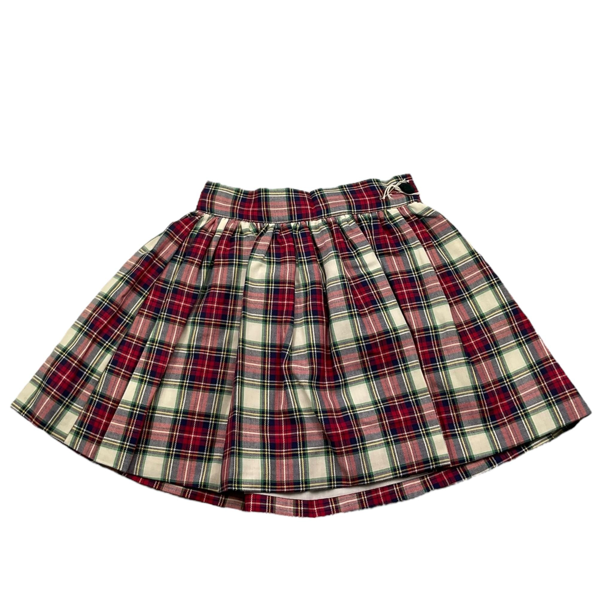 LA STUPENDERIA gonna fantasia scozzese  Rosso per Bambina TJGN44Z71 ROSSO LA STUPENDERIA 