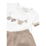 Mayoral Completo 2 Pezzi T-Shirt-Short per Neonata 1610 BIANCO MAYORAL 