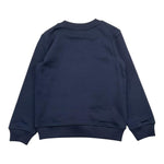 TRUSSARDI felpa girocollo tinta unita con stampa Blu per Bambino TBA25058FE BLU TRUSSARDI 