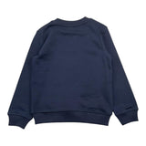 TRUSSARDI felpa girocollo tinta unita con stampa Blu per Bambino TBA25058FE BLU TRUSSARDI 