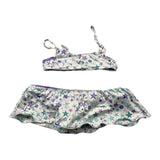 Whitewhale Kostüm 2-teilig Bandeau-Slip Seestern Muster Weiß für Mädchen