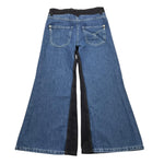 PATRIZIA PEPE jeans tinta unita modello palazzo Blu per Bambina TP0320 BLU PATRIZIA PEPE 