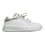 Patrizia Pepe Sneakers Tinta Unita con Lacci E Logo per Bambina PPJ302 BIANCO PATRIZIA PEPE 