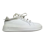 Patrizia Pepe Sneakers Tinta Unita con Lacci E Logo per Bambina PPJ302 BIANCO PATRIZIA PEPE 