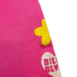 BillIEBLUSH pantalone tinta unita con stampa Rosa fluo per Neonata U20530N ROSA FLUO BillIEBLUSH 