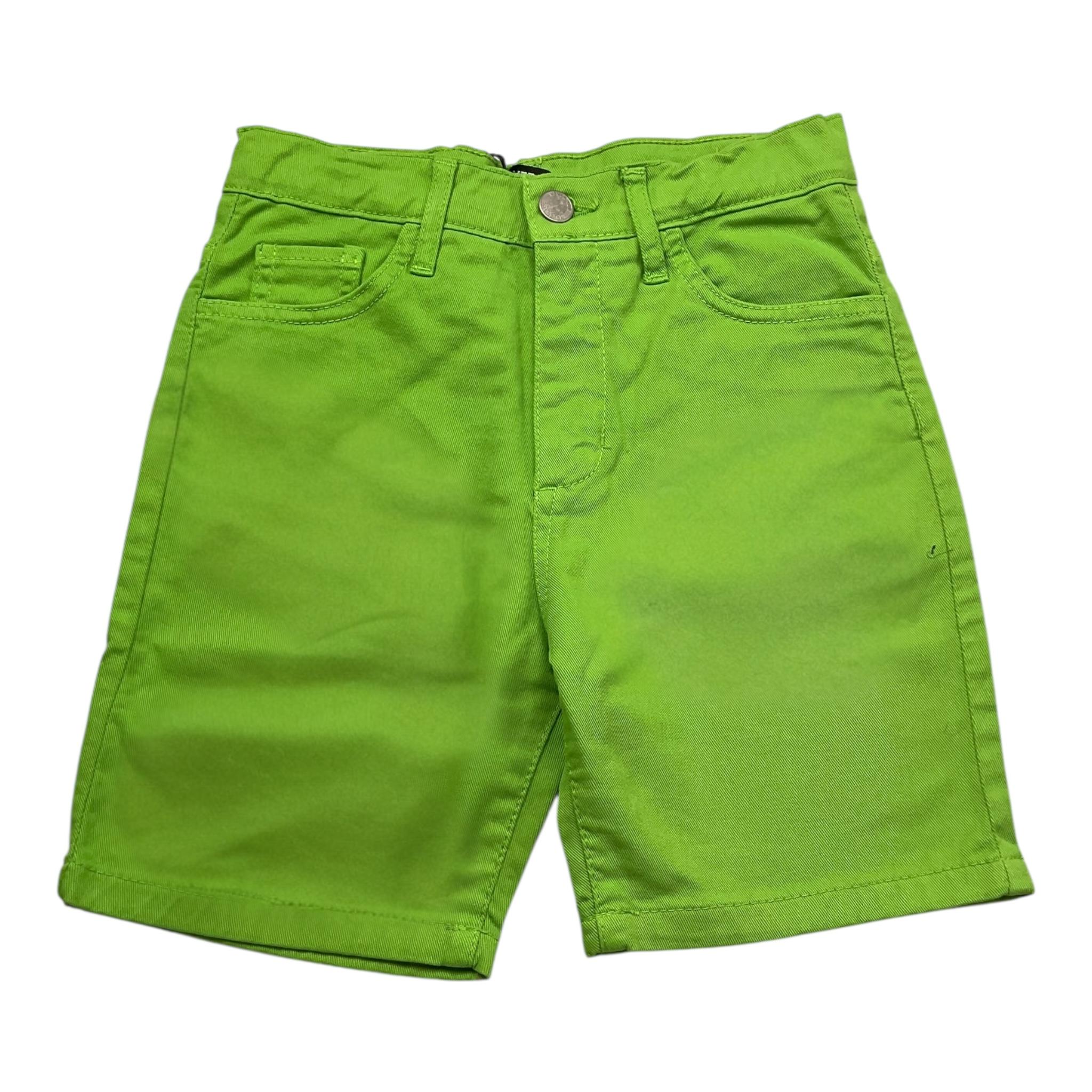 Never Too Bermuda Tinta Unita con Girovita Regolabile per Bambino NT2058B VERDE NEVER TOO 