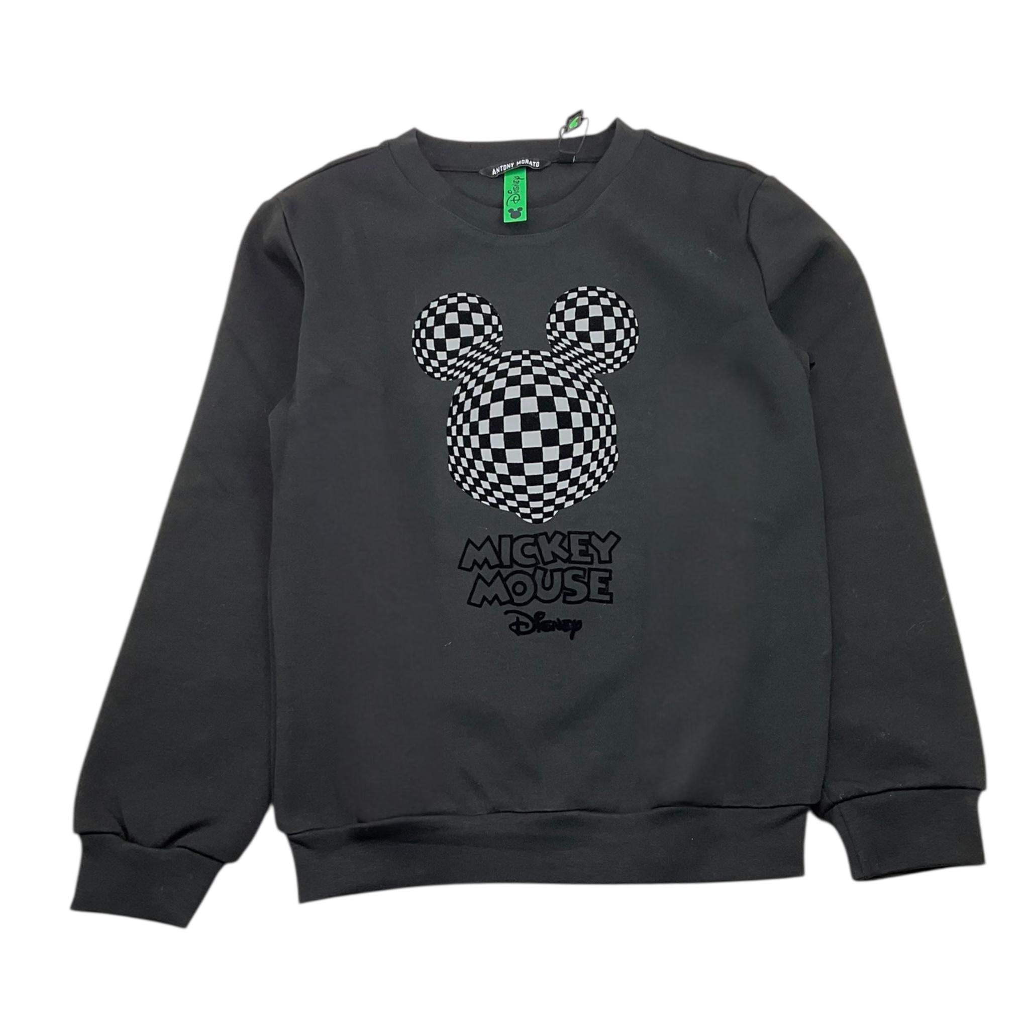ANTONY MORATO felpa tinta unita girocollo con stampa Nero per Bambino FL00491 NERO ANTONY MORATO 