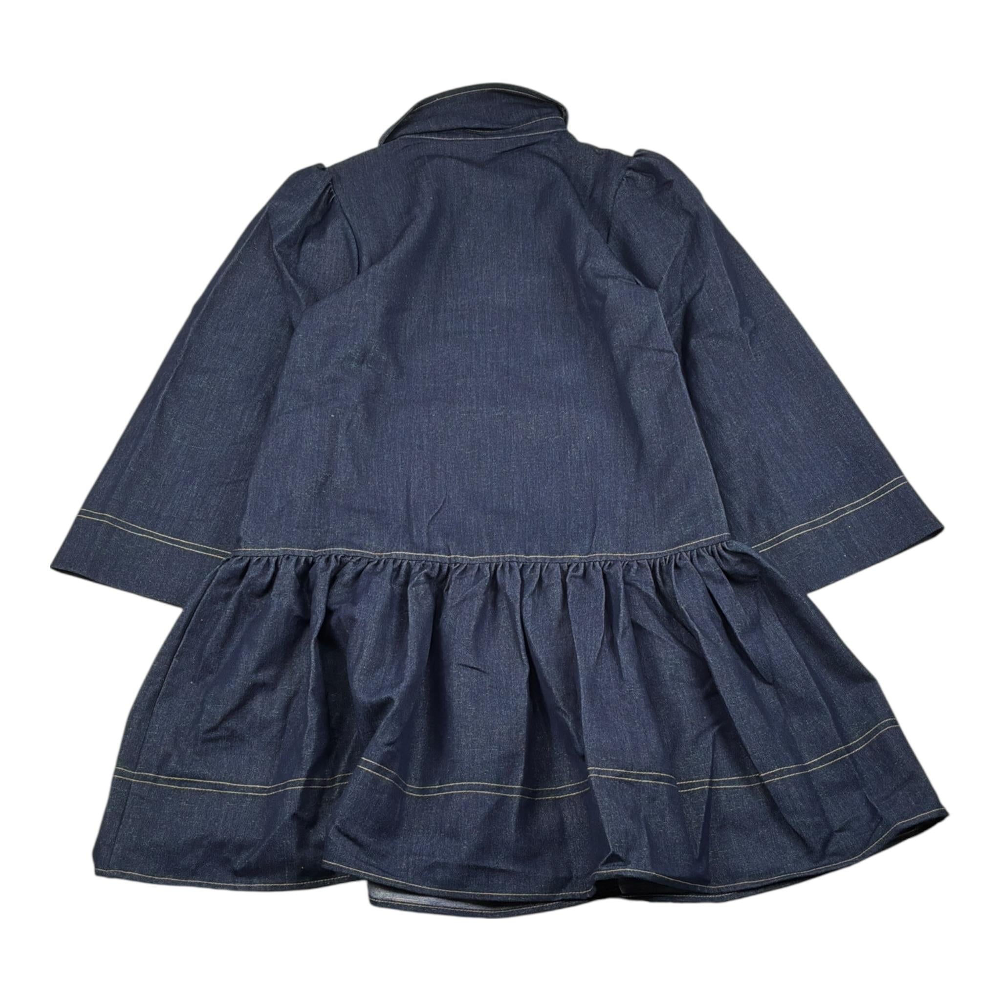 Alice Pi Abito tinta unita A Camicia Blu per Bambina W232113 BLU ALICE PI 