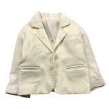Gugu Gaga Einfarbige Jacke Creme für Neugeborene