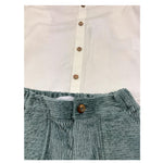 BARCELLINO completo 2 pezzi camicia-pantalone Bianco/verde per Neonato 115406 BIANCO/VERDE BARCELLINO 
