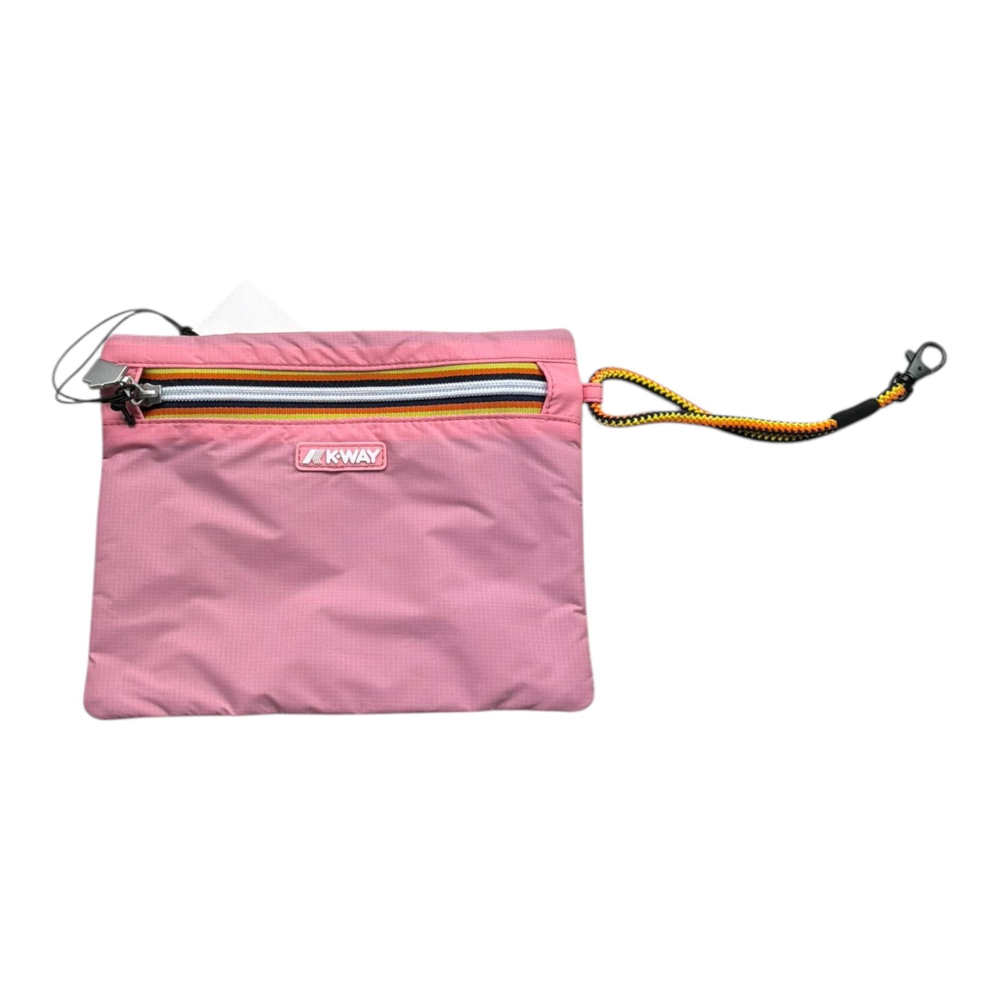 K-Way Pochette Tinta Unita con Logo per Bambina K4127SW ROSA K-WAY 