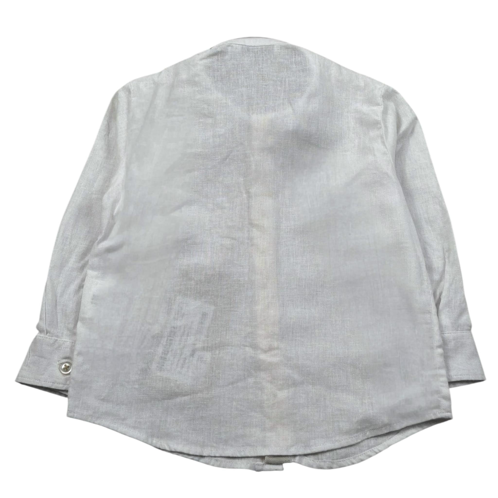 Manuel Ritz Camicia Manica Lunga tinta unita Bianco per Bambino MR3088J BIANCO MANUEL RITZ 