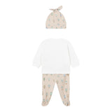 Mayoral Completo 3 Pezzi Ghettina-Shirt-Cappello per Neonato 1532 BEIGE MAYORAL 