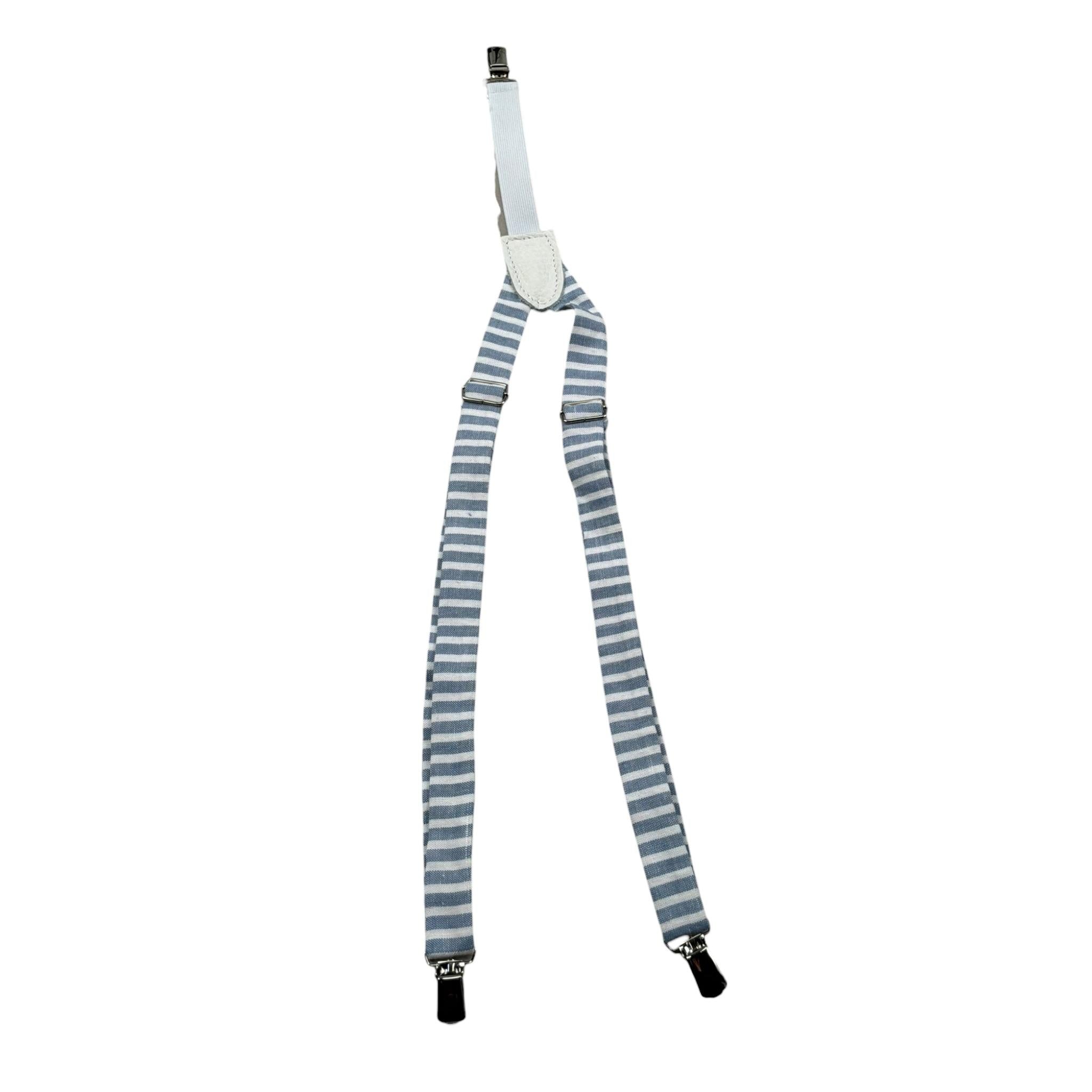 Aletta Bretelle Fantasia A Righe per Neonato MP22055 AZZURRO ALETTA 