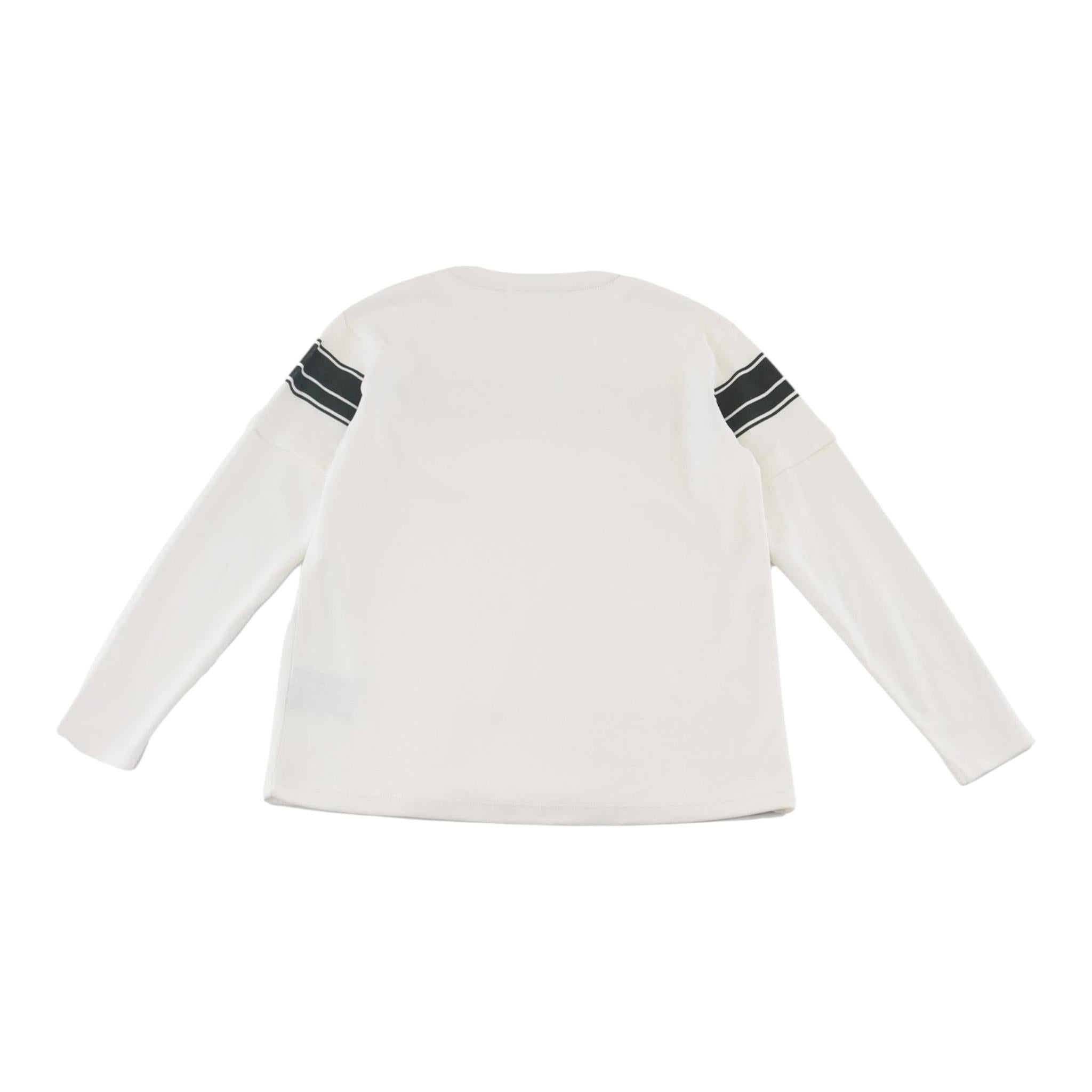 TRUSSARDI shirt girocollo tinta unita con stampa Bianco per Neonato TIA24111TSX BIANCO TRUSSARDI 