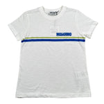 Moschino T-Shirt Girocollo Tinta Unita con Logo per Bambino HVM059 BIANCO MOSCHINO 