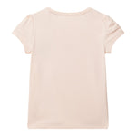 Guess T-Shirt Girocollo Tinta Unita con Stampa per Neonata K5GI03K6YW4 ROSA GUESS 