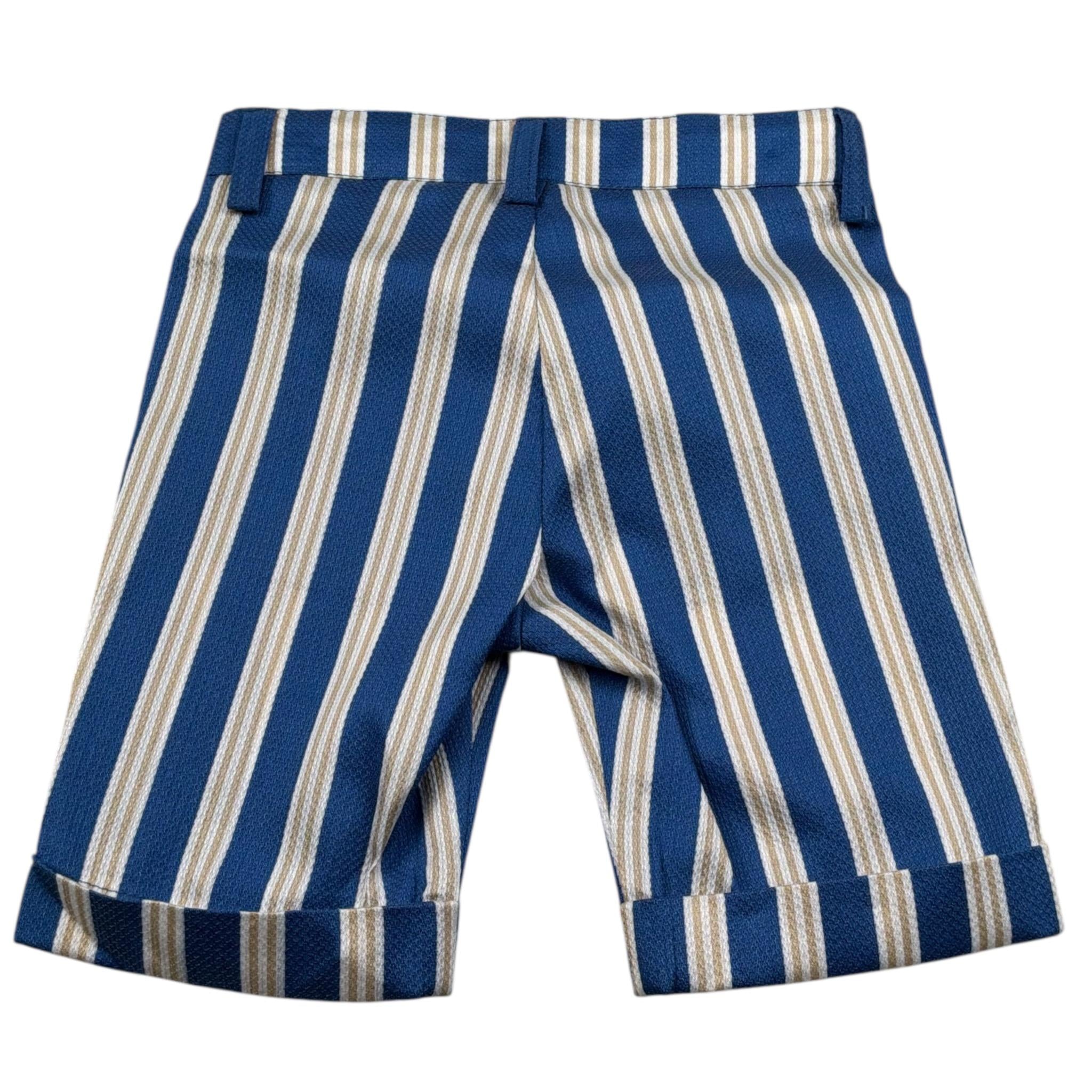 New Gereration Bermuda tinta unita Fantasia A Righe Blu per Bambino 221353 BLU NEW GERERATION 