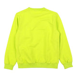 Daniele Alessandrini Rundhals-Sweatshirt, einfarbig, mit fluoreszierendem grünem Aufdruck für Jungen