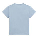 Guess T-Shirt Tinta Unita con Stampa per Neonato N5GI00K8HM4N AZZURRO GUESS 