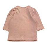 Name.It Shirt Einfarbig Rundhals Mit Rosa Aufdruck Für Baby Mädchen