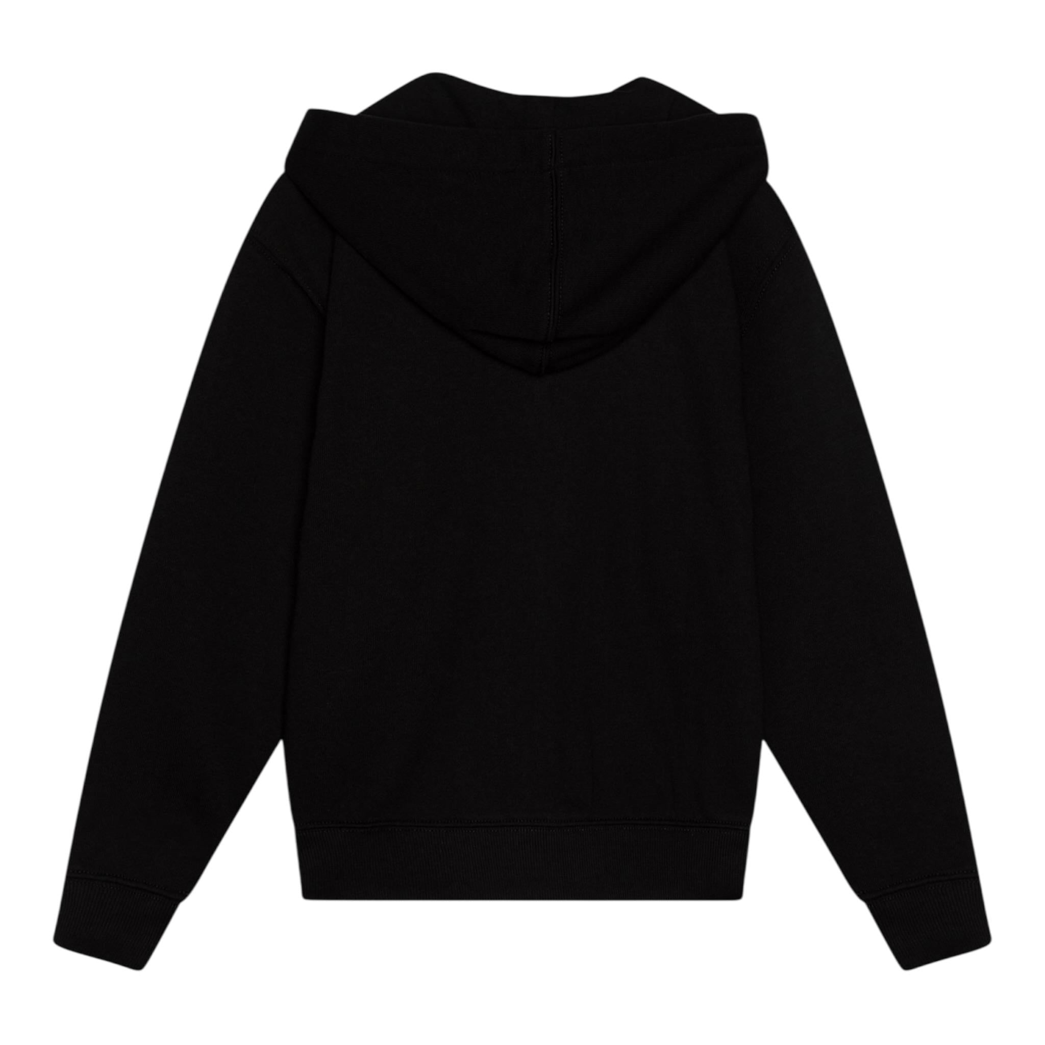 Dickies Felpa tinta unita con Zip E Cappuccio Nero per Bambino 520049815200100 NERO DICKIES 