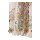 Etro Abito Mezza Manica Tinta Unita Stampa Fantasia per Bambina GW1B73 PANNA ETRO 