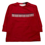 CESARE PACIOTTI shirt girocollo tinta unita cn stampa logo Rosso per Neonato TSP5306BX ROSSO CESARE PACIOTTI 