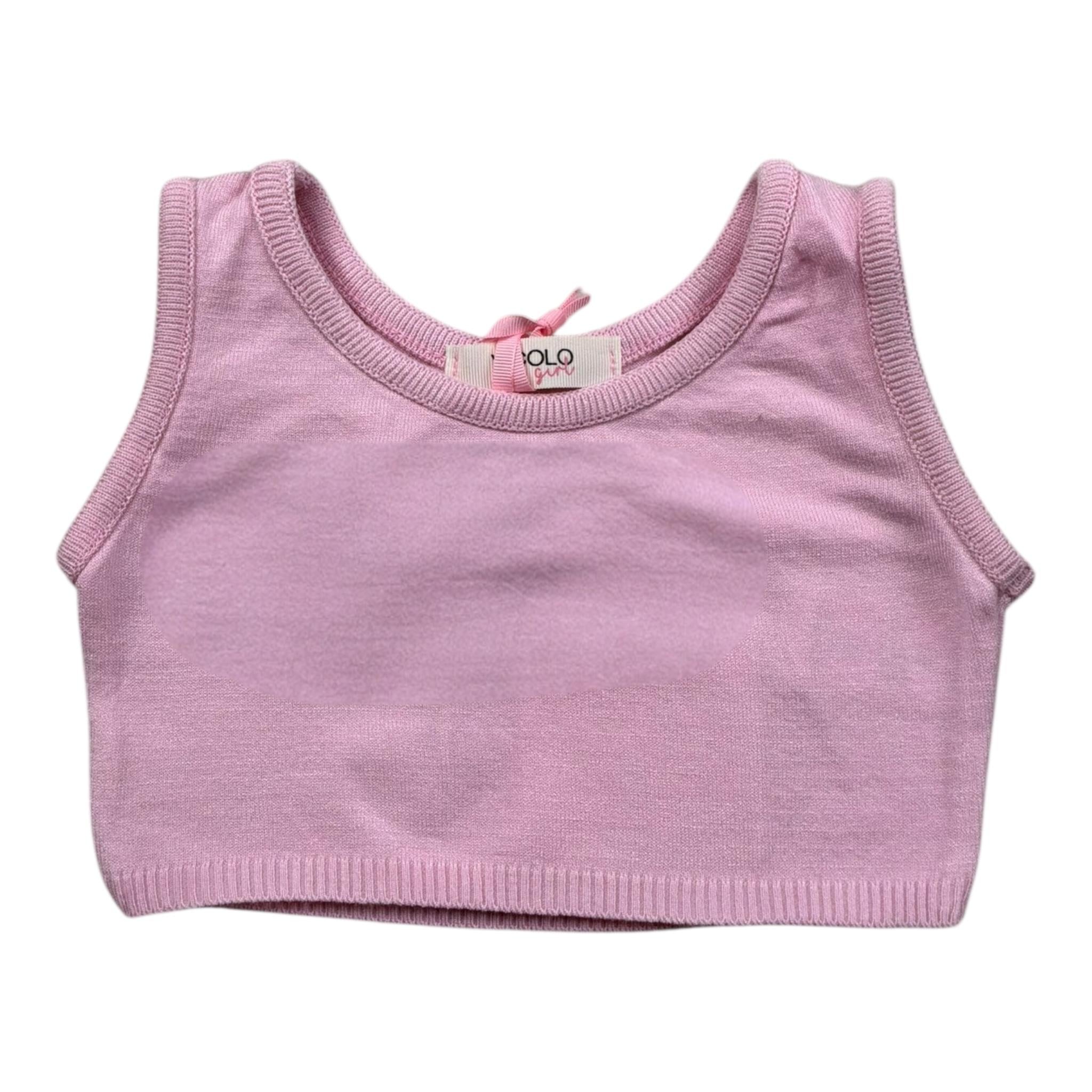 Vicolo Top Giromanica Tinta Unita per Bambina 3146WY00312XJ ROSA VICOLO 