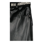 JOHN RICHMOND pantalone modello a palazzo in ecopelle con cintura Nero per Bambina RGA24021PA NERO JOHN RICHMOND 