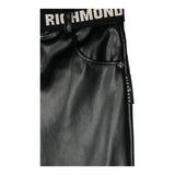 JOHN RICHMOND pantalone modello a palazzo in ecopelle con cintura Nero per Bambina RGA24021PA NERO JOHN RICHMOND 
