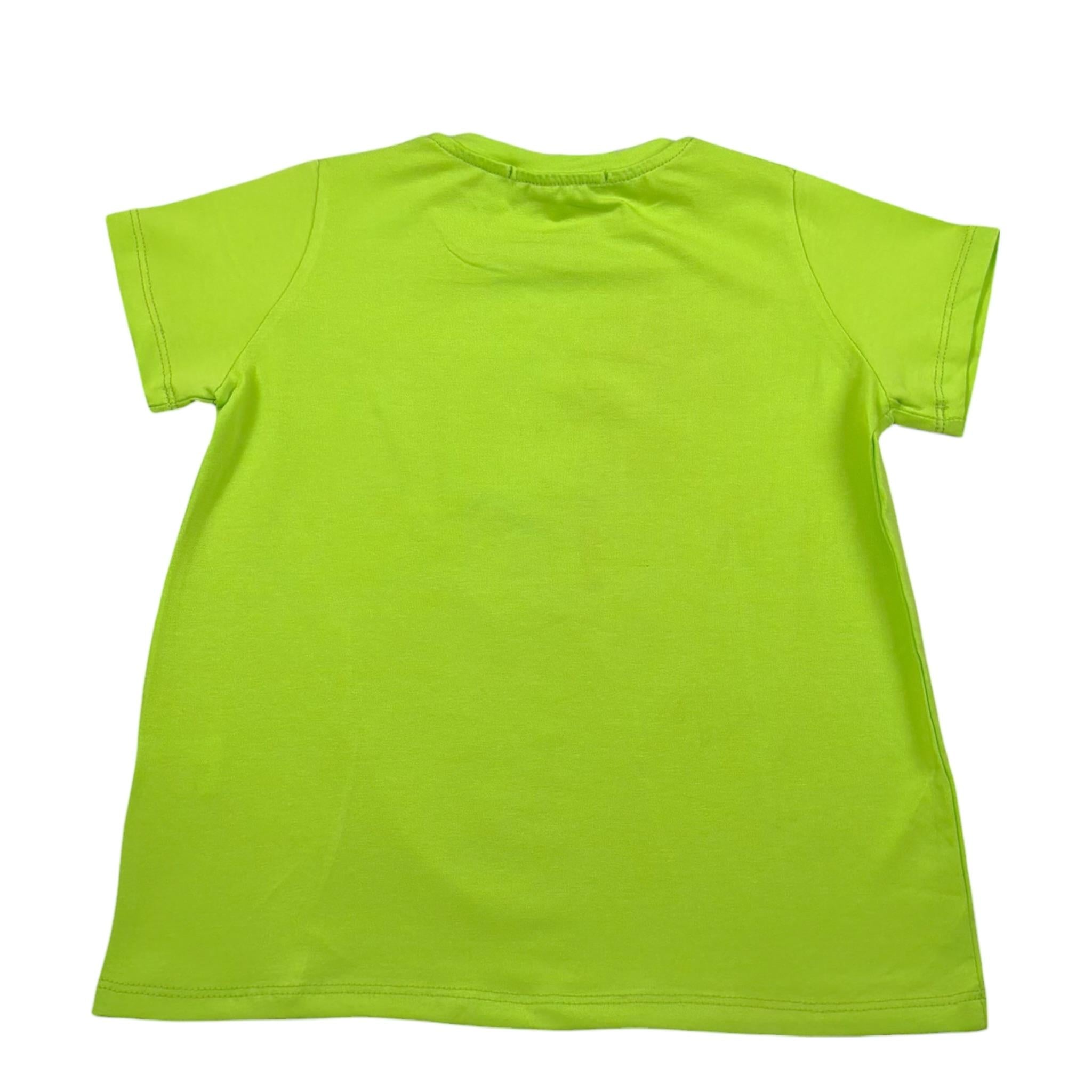 Mousse T-Shirt Tinta Unita con Stampa per Neonato NINJASURFFFN VERDE MOUSSE 