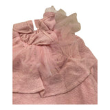 LE BEBE' maglia tinta unita cn colletto in tulle Rosa per Neonata LBG5394 ROSA LE BEBE' 
