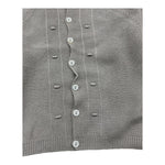 WEDOBLE cardigan tinta unita con ricami Grigio per Neonato V2202308A GRIGIO WEDOBLE 