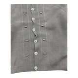 WEDOBLE cardigan tinta unita con ricami Grigio per Neonato V2202308A GRIGIO WEDOBLE 