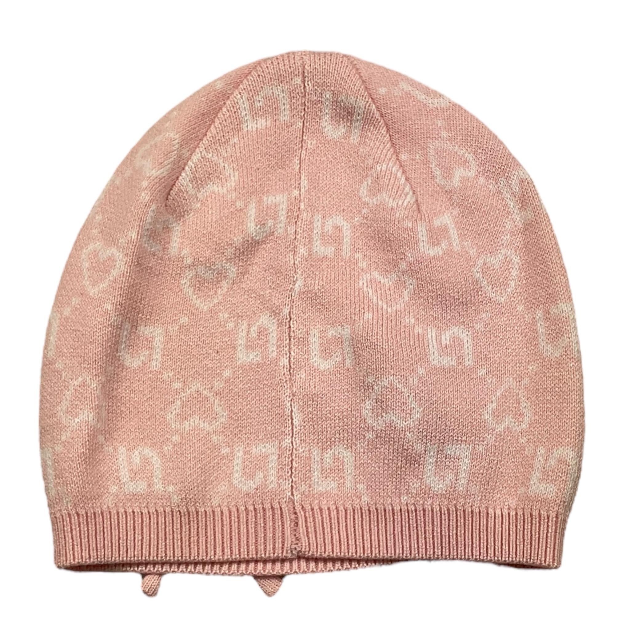 LIU JO cappello tinta unita con stampe logo Rosa per Neonata HF4080MA ROSA LIU JO 