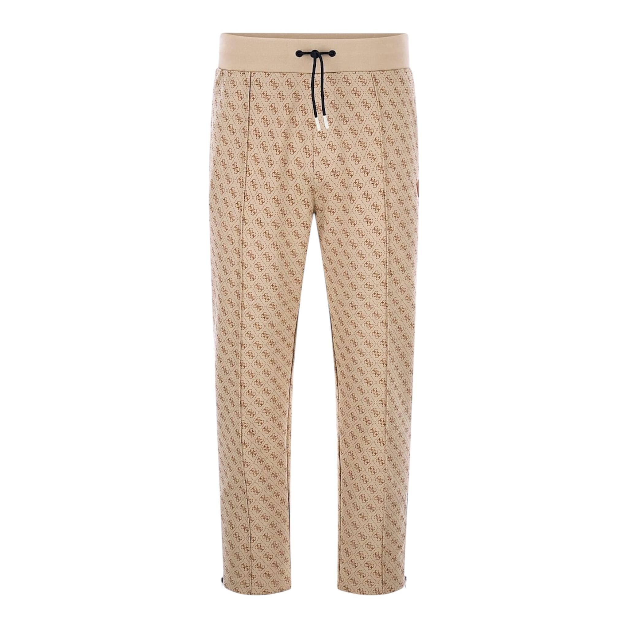Guess Pantalone Tinta Unita con Stampa per Bambino L4YQ18FL BEIGE GUESS 