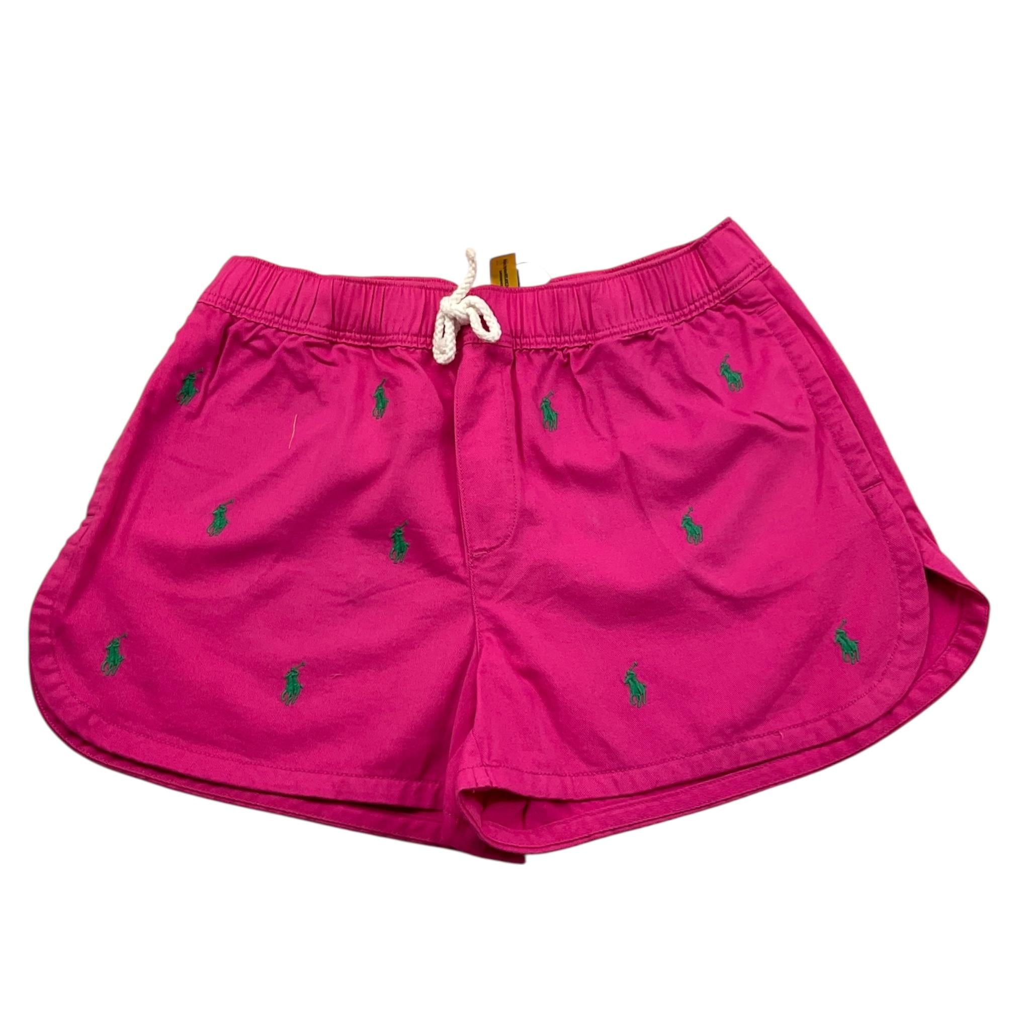 Ralph Lauren Short Tinta Unita con Stampa per Bambina 313934333002 FUXIA RALPH LAUREN 