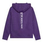 THE NORTH FACE felpa chiusa con cappuccio tinta unita con logo Viola per Bambino NF0A89HDNL4 VIOLA THE NORTH FACE 