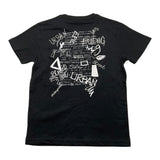 Yours T-Shirt Rundhals Einfarbig mit Kontrastdruck Schwarz für Jungen