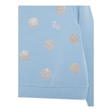 LIU JO felpa chiusa girocollo tnta unita con brillantini Azzurro per Neonata KF4108 AZZURRO LIU JO 