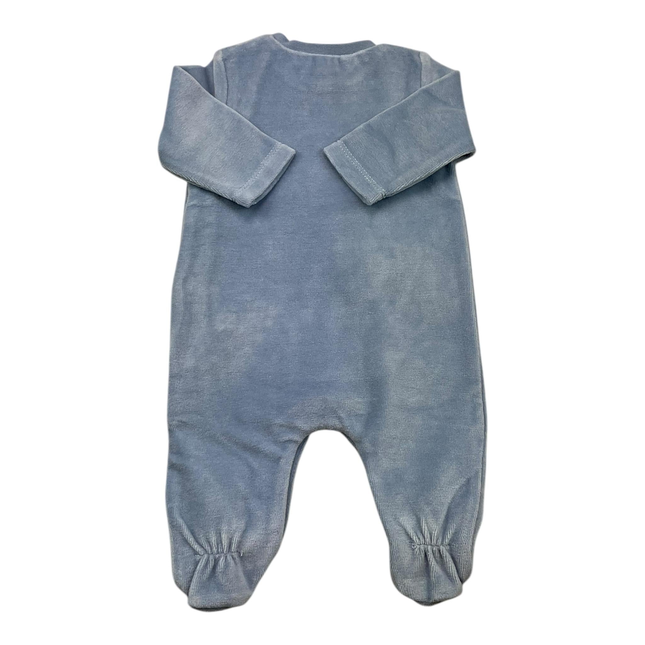 MAYORAL tutina manica lunga in ciniglia tinta unita Azzurro per Neonato 2792 AZZURRO MAYORAL 