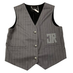 JOHN RICHMOND gilet tinta unita cn brillantini Grigio per Bambina RGA25175GT GRIGIO JOHN RICHMOND 