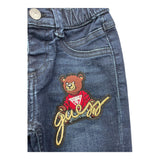 GUESS jeans tinta unita con elastico in vita Blu per Neonato N4BA06D4CA0N BLU GUESS 