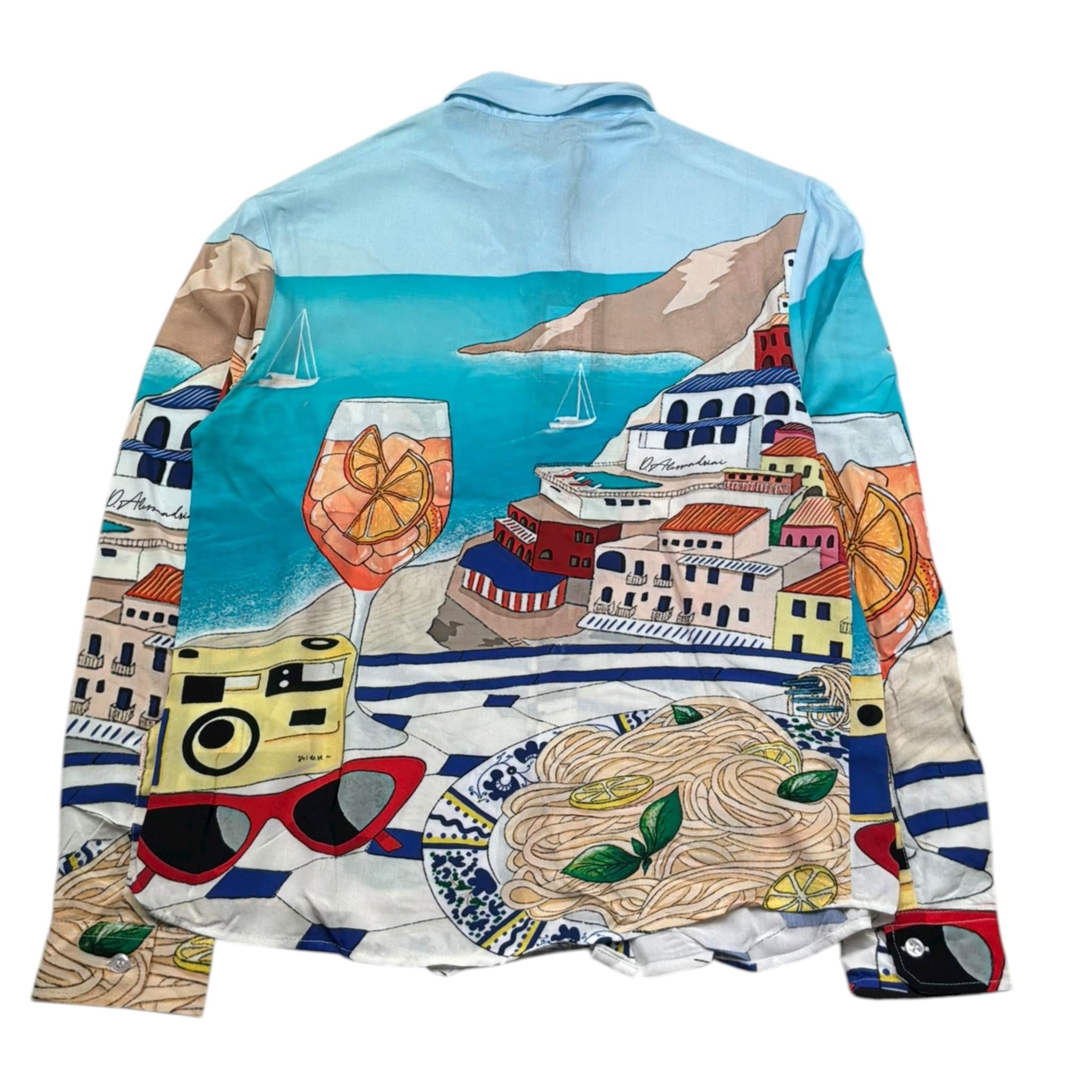 Daniele Alessandrini Camicia Manica Lunga Stampa Fantasia per Bambino 1235C00229 MULTICOLOR DANIELE ALESSANDRINI 