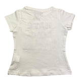 Odi Et Amo – Einfarbiges T-Shirt mit Rundhalsausschnitt und weißem Aufdruck für Mädchen