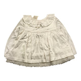 Caffe' D'Orzo Langarmshirt, einfarbig, Elfenbein, für Baby-Mädchen