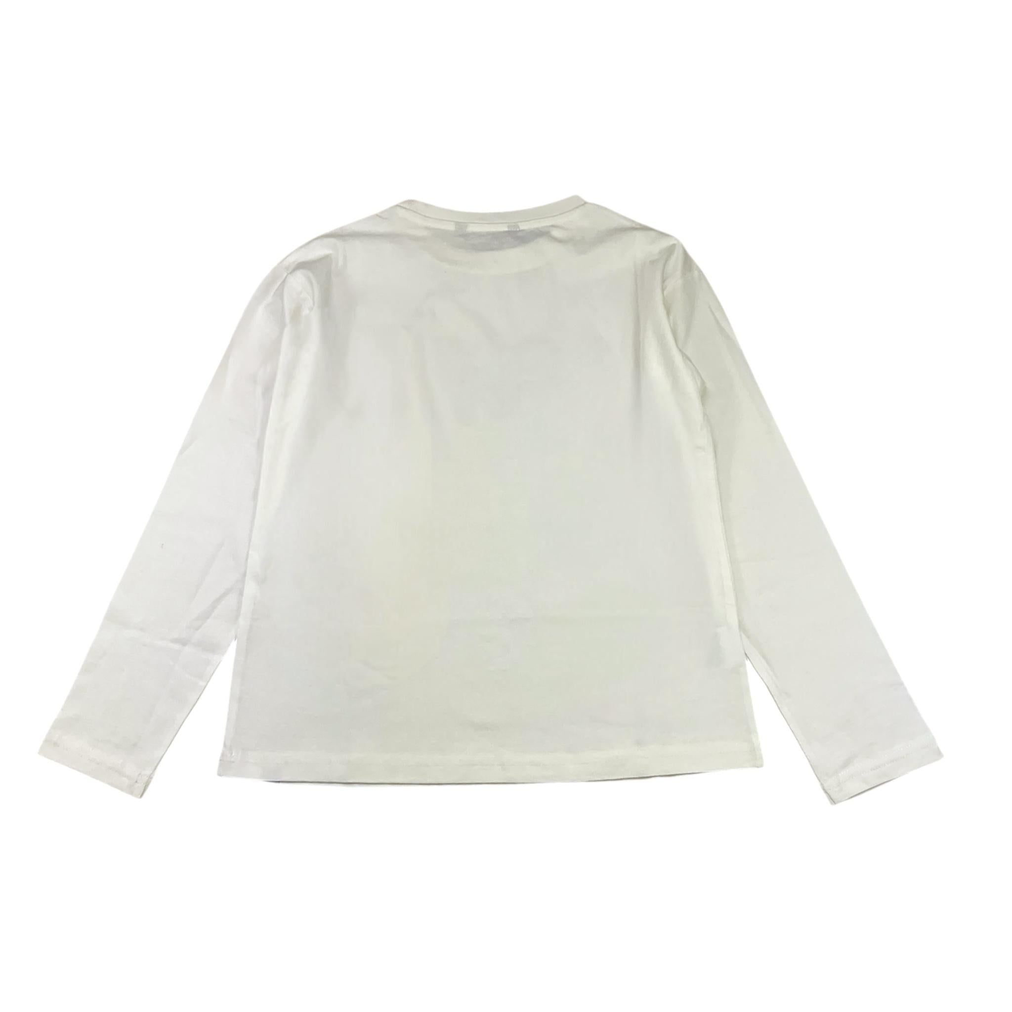 NUKUTAVAKE shirt girocollo tinta unita con stampa Bianco per Bambino 7079 BIANCO NUKUTAVAKE 