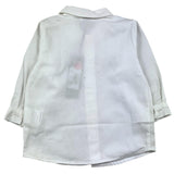 JO Milano Langarmshirt Einfarbig Weiß Für Neugeborene